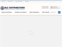 Tablet Screenshot of dlcdistributors.ca